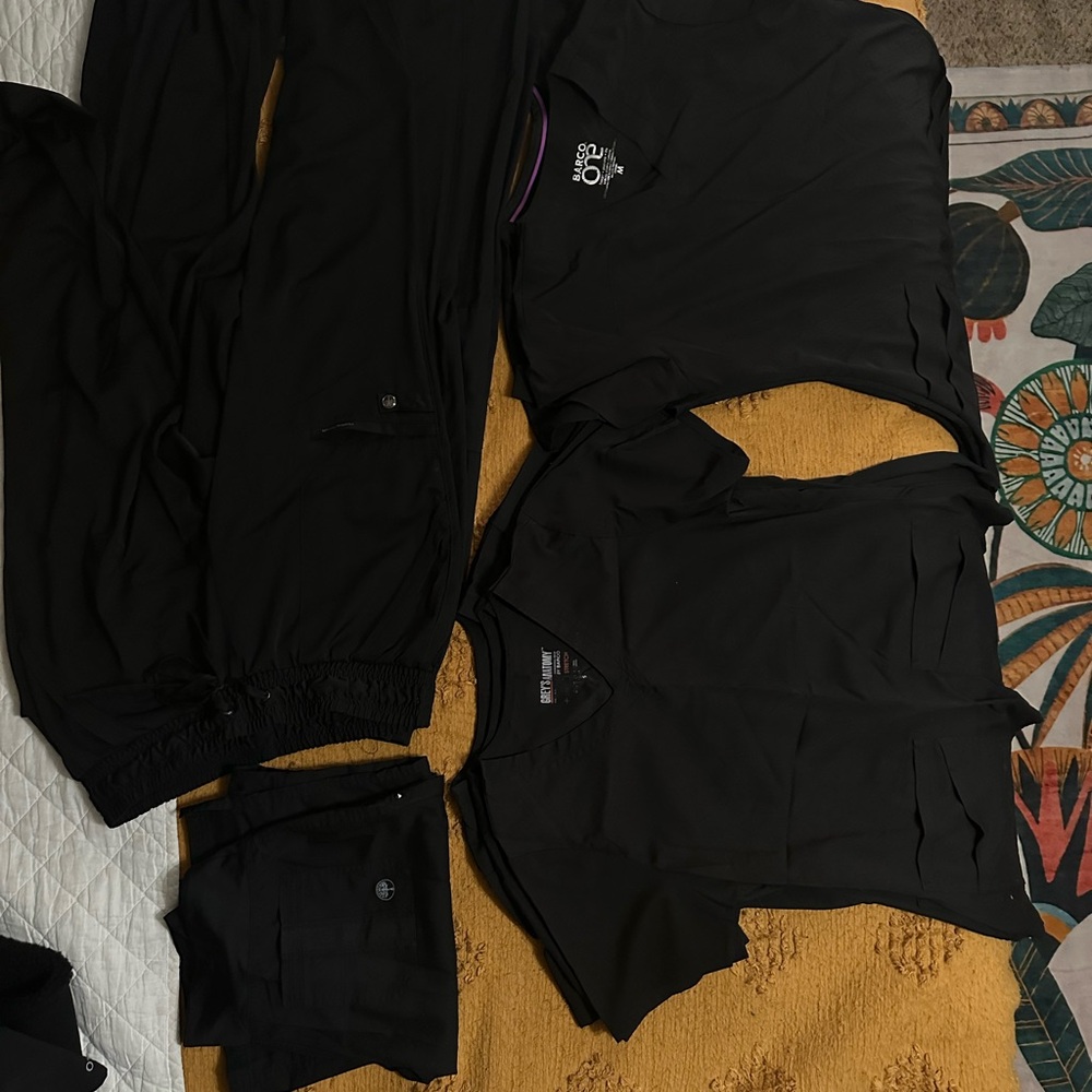 Black Scrub Lot of 12